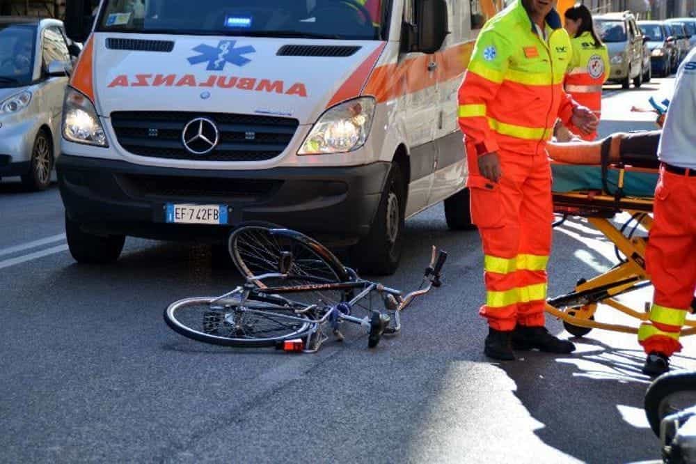 incidente in bici