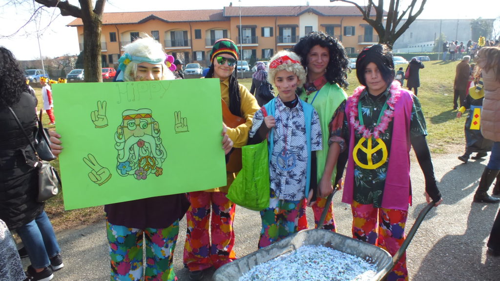 Scuole Serravalle sfilata carnevale 2020