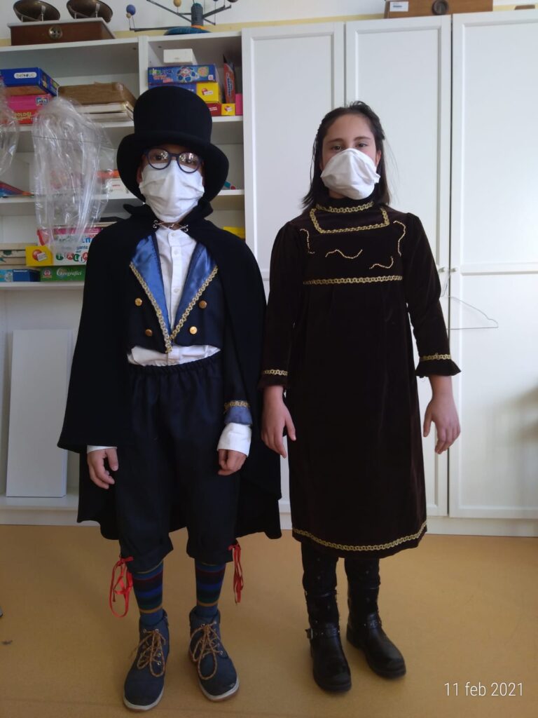 Scuole Valduggia in maschera carnevale 2021