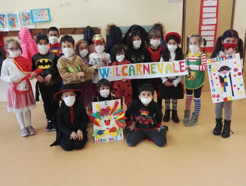 Scuole Valduggia in maschera carnevale 2021