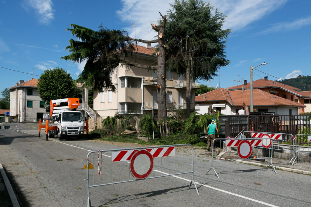 Romagnano tra le località più colpite dal maltempo: le foto del giorno dopo