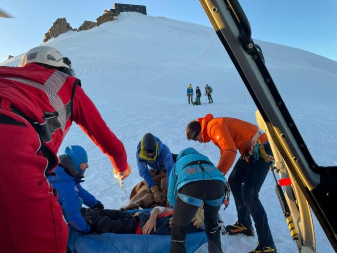 Colpito da edema alla Margherita: intervento dei soccorritori