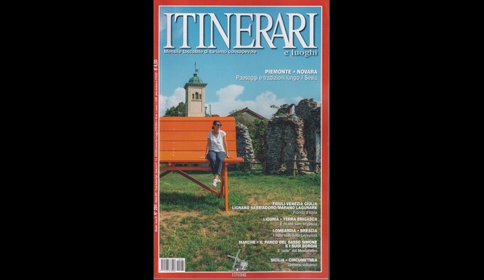 La panchina di Prato Sesia in copertina su "Itinerari e luoghi"
