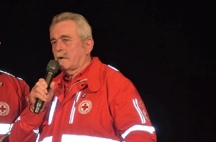 Luigi Zani, volontario Croce rossa di Borgosesia