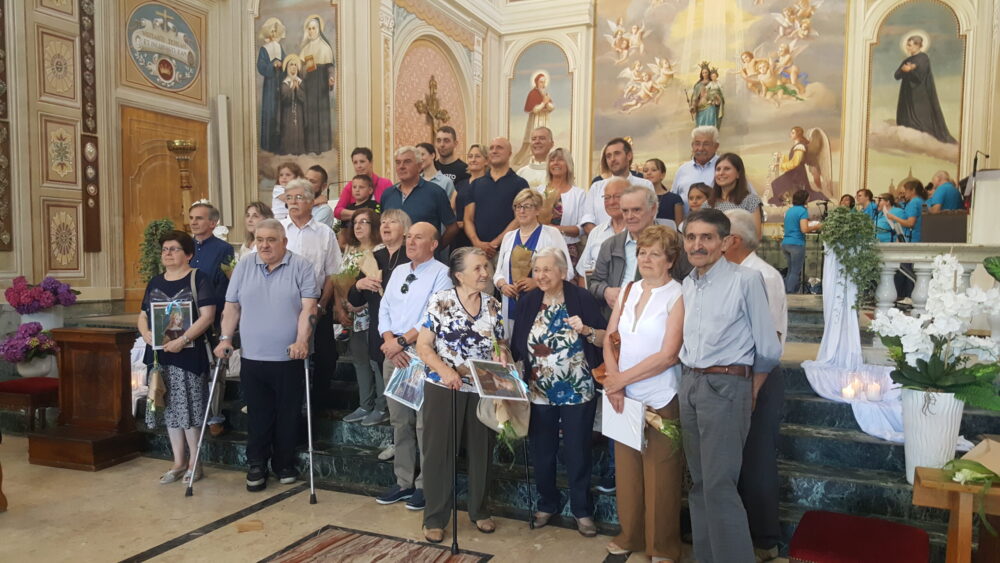 Varallo, si ritrovano le coppie che si sono sposate al santuario di Roncaglio