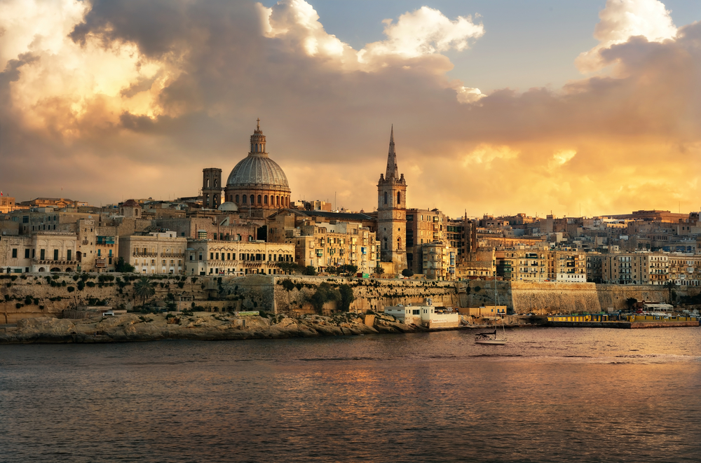 Skyline di La Valletta, capitale di Malta (Depositphotos)