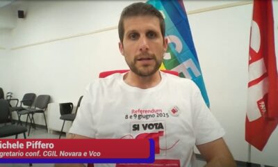 Michele Piffero - Segretario conf. CGIL NO-VCO