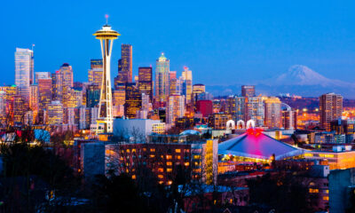 Seattle di notte