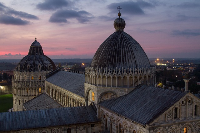 Alessandro Mongiello - Cattedrale di Pisa al tramonto
