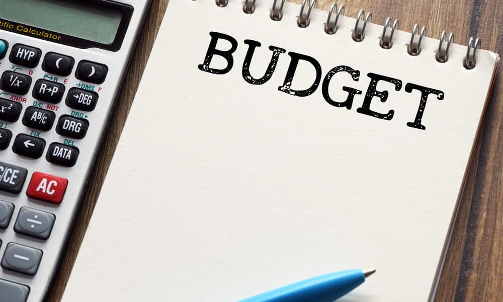 Scritta budget (© Depositphotos)