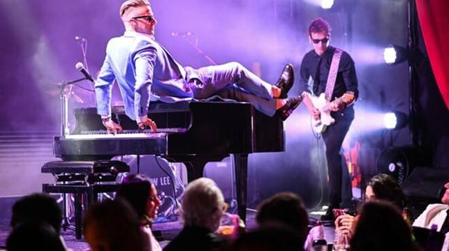 Matthew Lee al roof garden