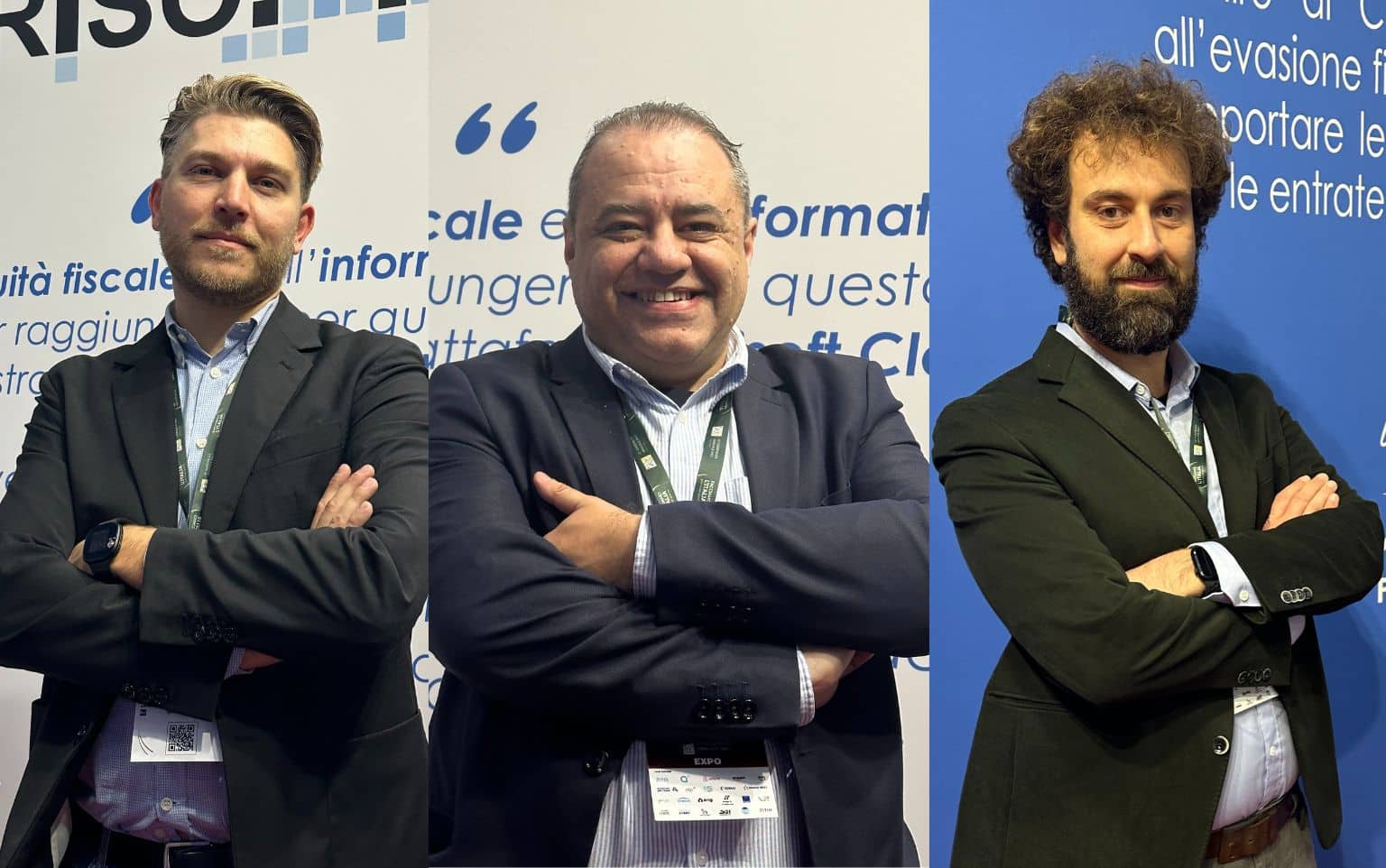 Da sinistra: Fabrizio Conrado (Amministratore di Trisoft), Roberto Gallina (Amministratore e socio fondatore della società) e Giuseppe Armanno, responsabile tecnologico