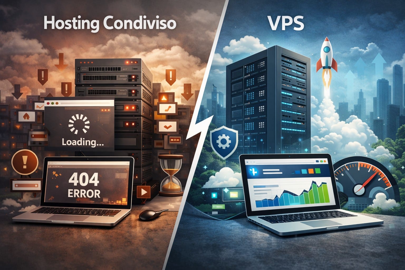 Hosting condiviso Vs VPS