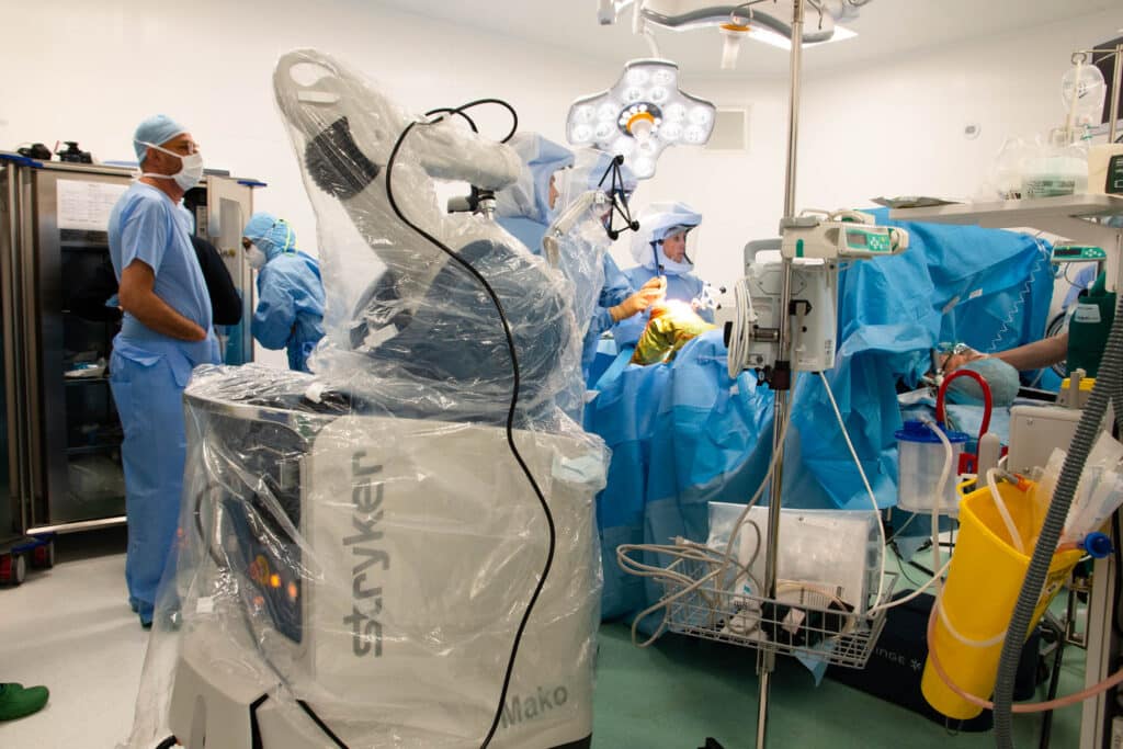 Il robot Mako nella struttura Habilita I Cedri di Fara Novarese