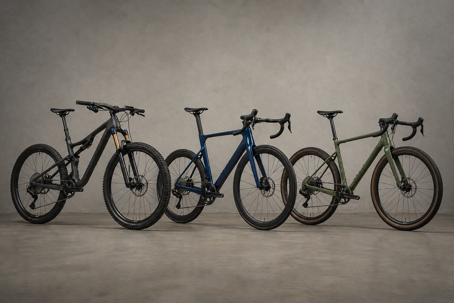 Mtb, bici da corsa e gravel