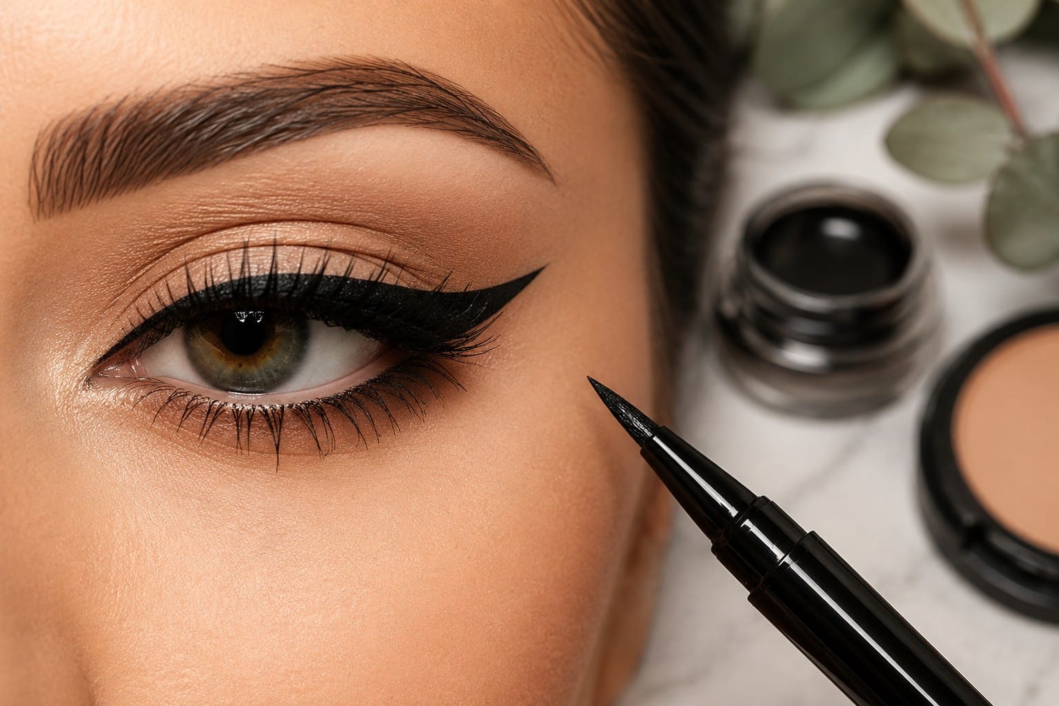 Eyeliner, come ottenere un colore intenso e non farlo sbavare