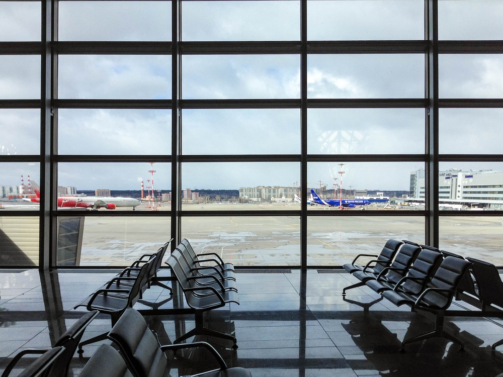 Sala d'attesa in aeroporto