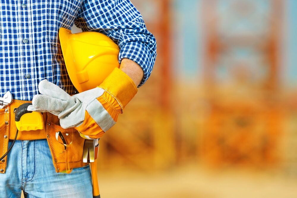 Operaio in cantiere